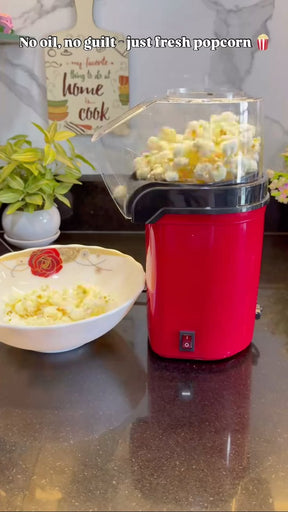 Popcorn Maker – Electric Popper Machine for Healthy, Fast Snacks, Easy to Use, Ideal for Home, Kids, Parties & Movie Nights- Multi-Colour