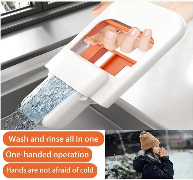 Mini Foldable Sponge Mop for Kitchen | Self-Squeeze Cleaning Mop |