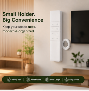 4 PCS Magnetic Remote Control Holder Wall Mount Self-Adhesive,Strong Magnet Hole-Free Remote Holder,Remote Control Organizers Storage,Wall Mount TV Remote Organizer for Home, Office, Hotel