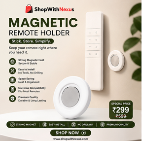 4 PCS Magnetic Remote Control Holder Wall Mount Self-Adhesive,Strong Magnet Hole-Free Remote Holder,Remote Control Organizers Storage,Wall Mount TV Remote Organizer for Home, Office, Hotel